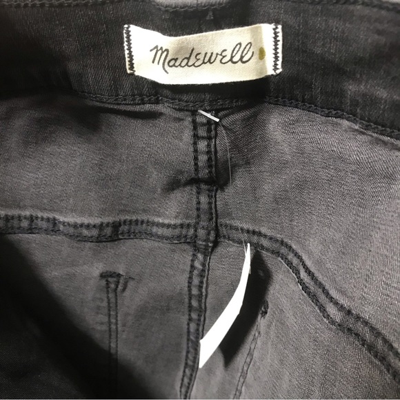 Madewell Plus Size 24W 37 High Rise Skinny Jeans in Black Sea Distressed - Picture 10 of 12